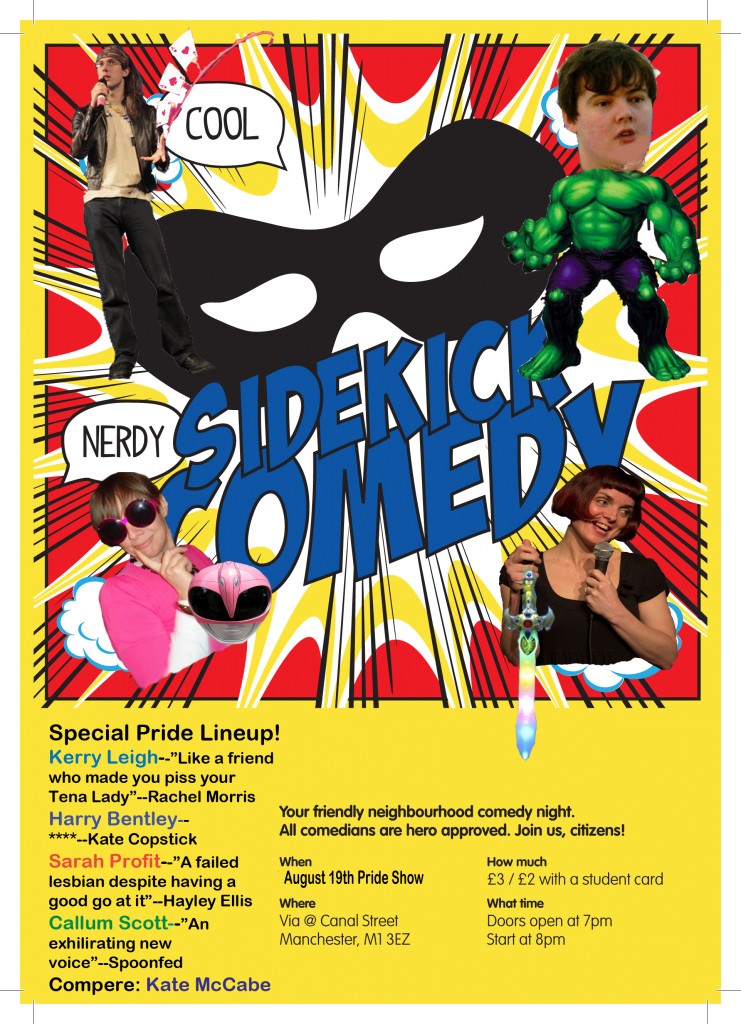 Sidekick Comedy Pride special at Polari at Via Manchester Wire