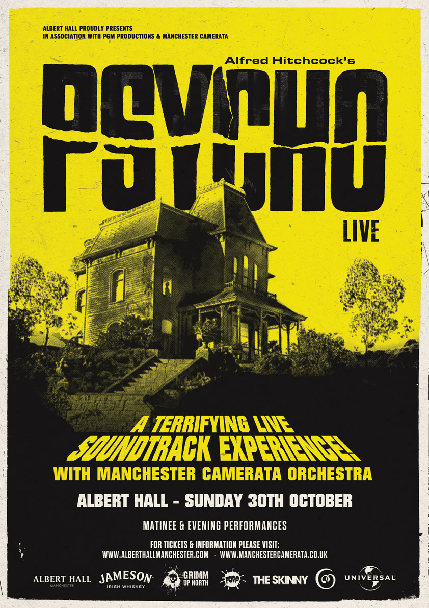 Book Tickets: Psycho Live By Manchester Camerata At Albert Hall 