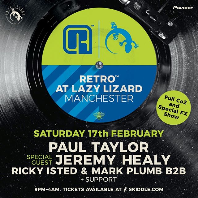 Lazy Lizard club nights this February inc. Jeremy Healy, Paul Taylor ...