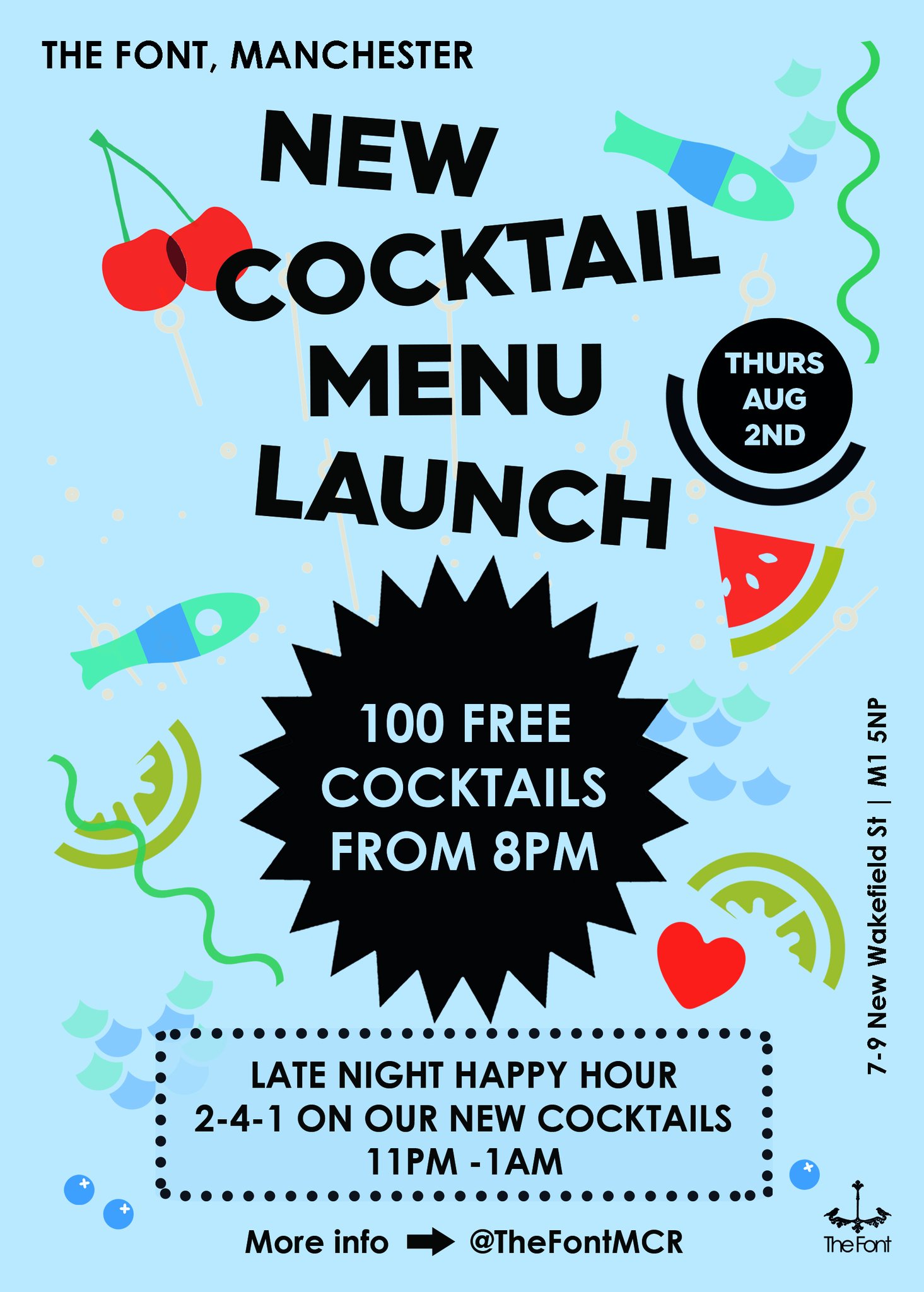 100 free cocktails: The Font Mcr launches new cocktail menu with ...