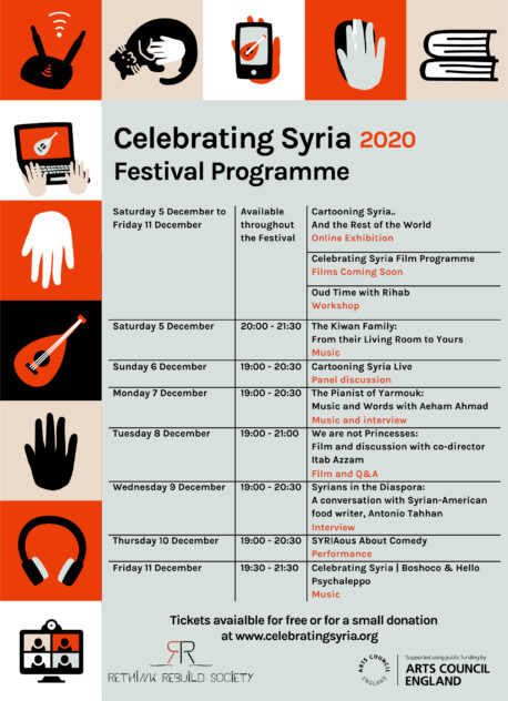Celebrating Syria Festival programme 2020 (1)