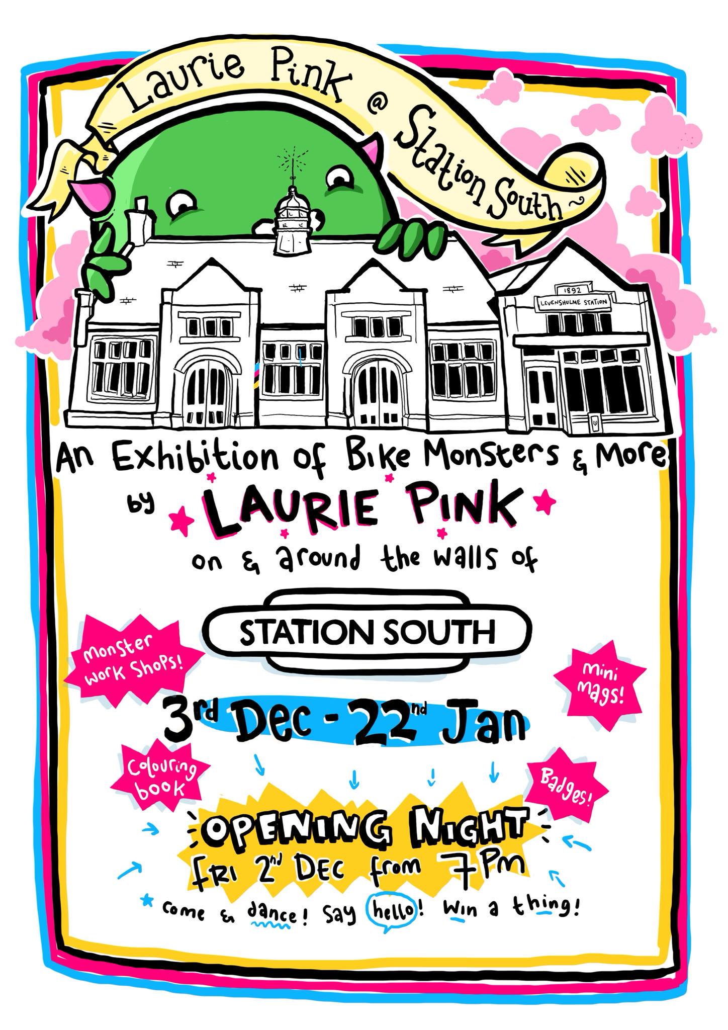 Station South Celebrates Local Graffiti Artist Laurie Pink 9755