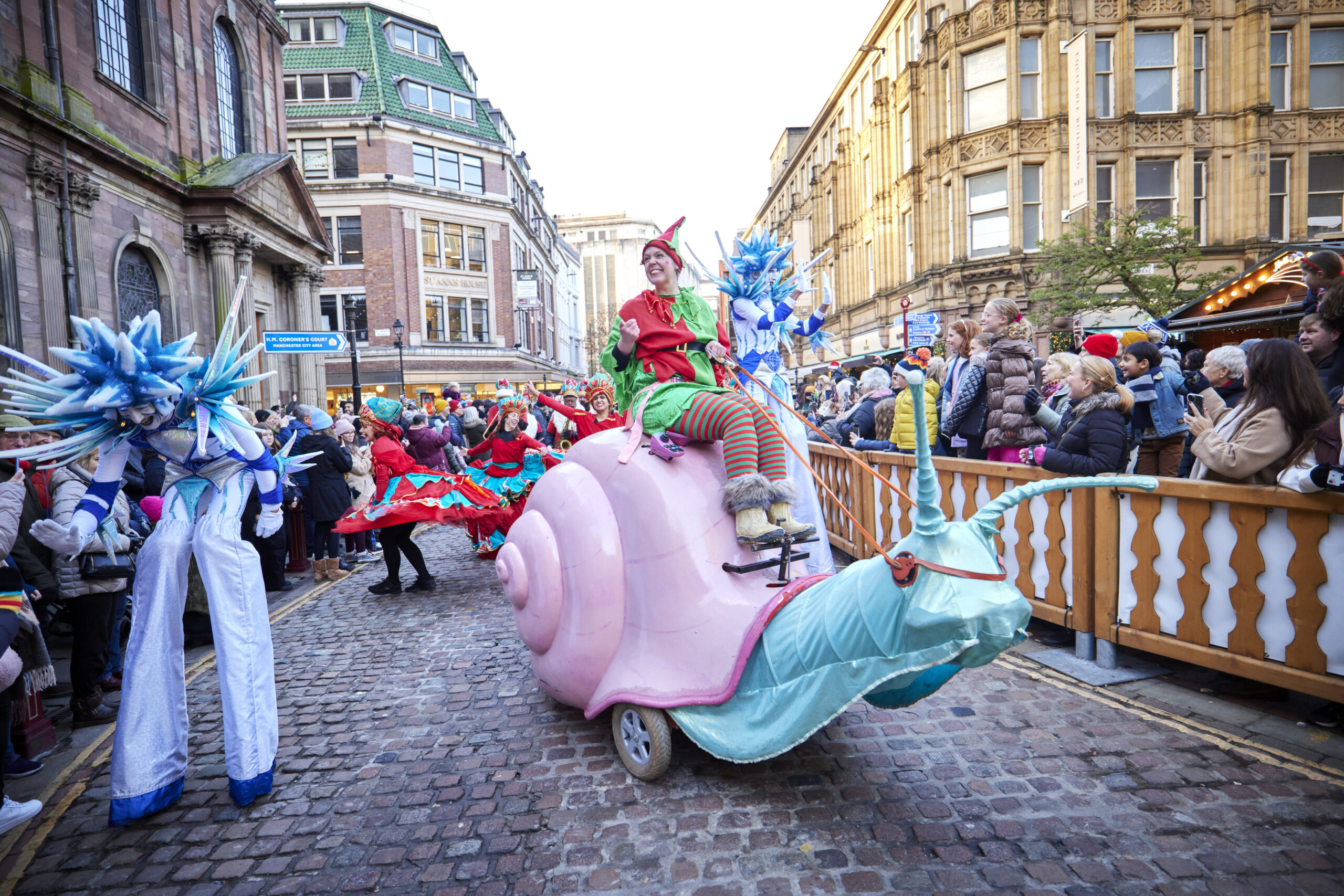 Manchester Christmas Parade unveils an extended route and a host of