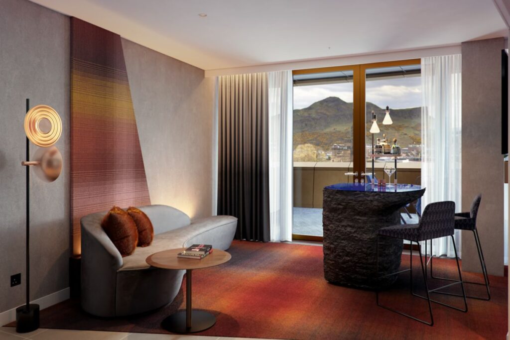 W Hotel Edinburgh Fantastic Suite Lounge